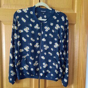 Top, About a Girl Daisy Floral Jacket/Blouse, L